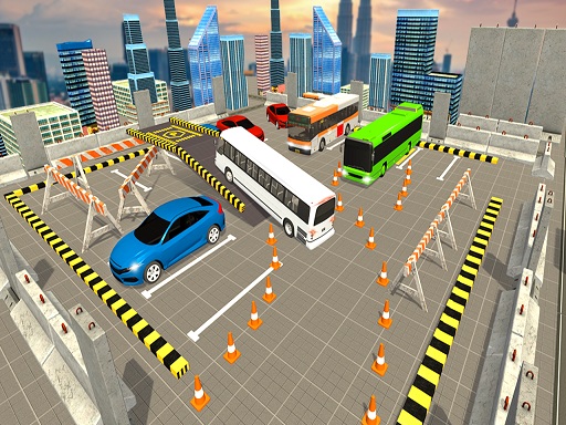 American Tourist Bus Simulator : Bus Parking 2019